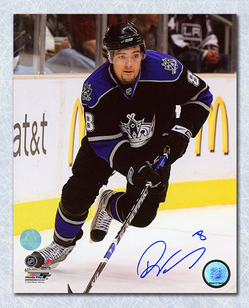 DREW DOUGHTY LOS ANGELES KINGS AUTOGRAPHED ACTION 8X10 PHOTO