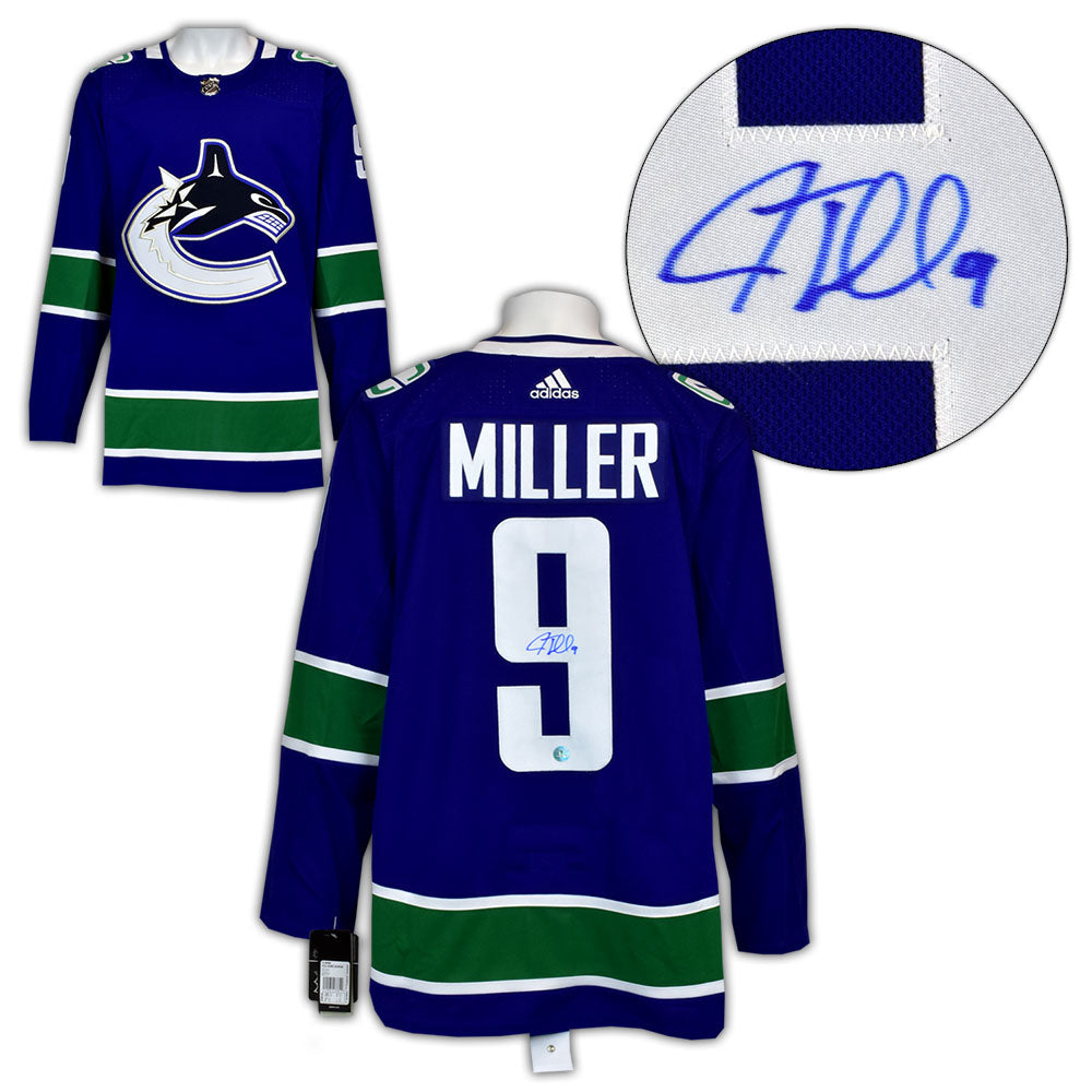 JT Miller Vancouver Canucks Autographed Adidas Jersey – Autograph