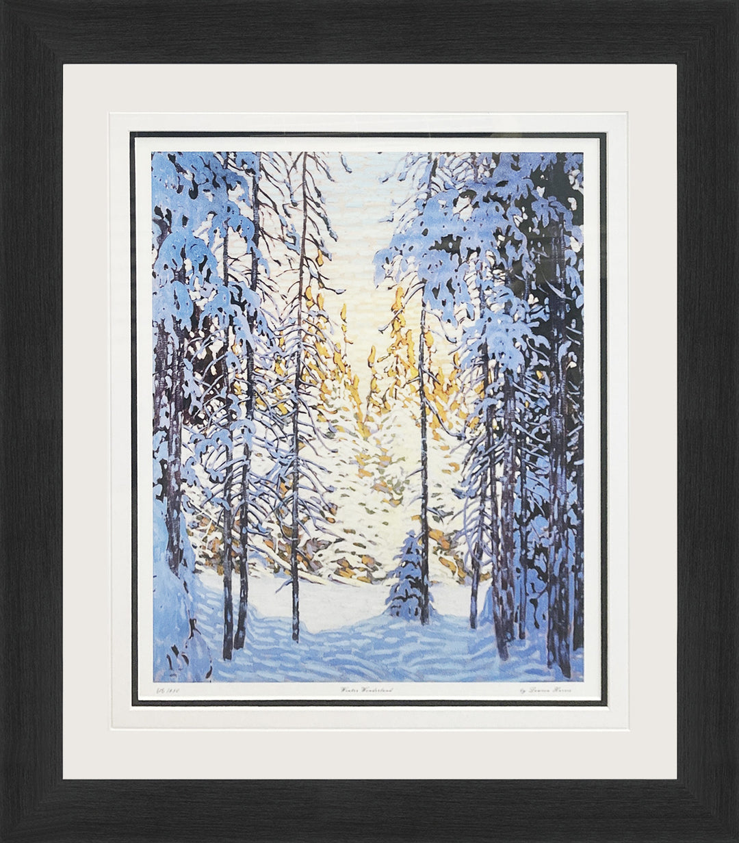 Lawren Harris "Winter Wonderland" Group Of Seven Art Print Framed Ltd Ed, Group of Seven Canadian Artists, Canadian Art, Art, Collectibile Memorabilia, AAAPA32924