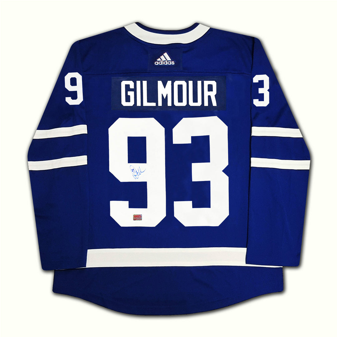 Doug Gilmour Signed Adidas Blue Toronto Maple Leafs Jersey, Toronto Maple Leafs, NHL, Hockey, Autographed, Signed, AAAJH33044