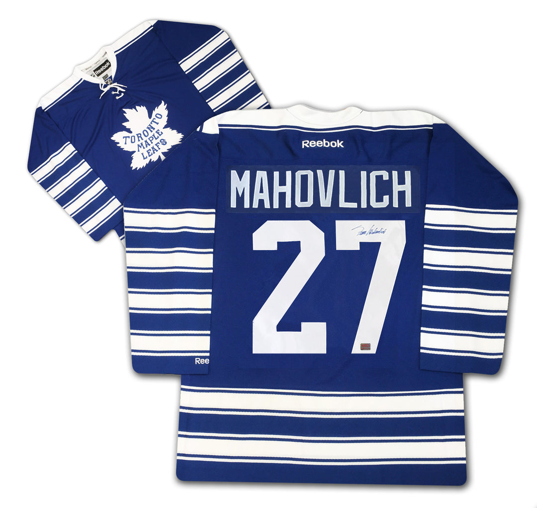 Frank Mahovlich Signed Toronto Maple Leafs Retro Jersey, Toronto Maple Leafs, NHL, Hockey, Autographed, Signed, AAAJH33076