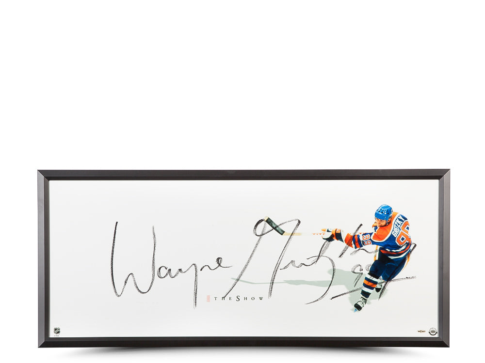 Wayne Gretzky Oilers The Show - Autographed