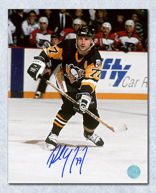 paul coffey pittsburgh penguins autographed playmaker 8x10 photo