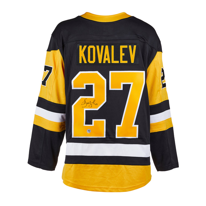 alexei kovalev autographed pittsburgh penguins fanatics jersey