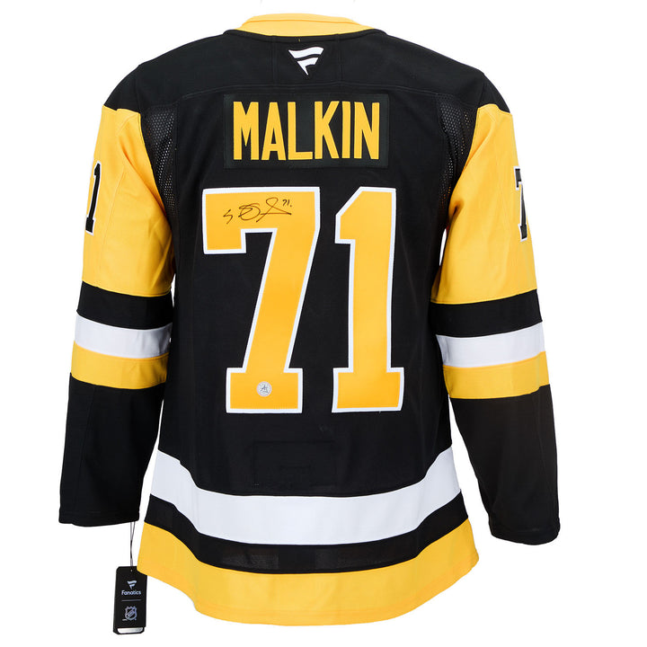 evgeni malkin autographed pittsburgh penguins fanatics premium jersey