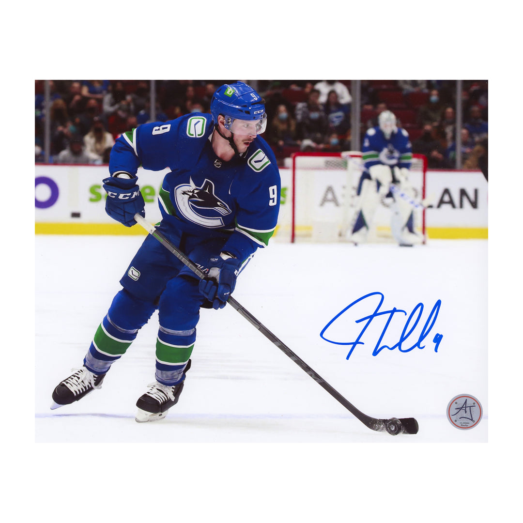 JT MILLER AUTOGRAPHED VANCOUVER CANUCKS HOCKEY 8X10 PHOTO