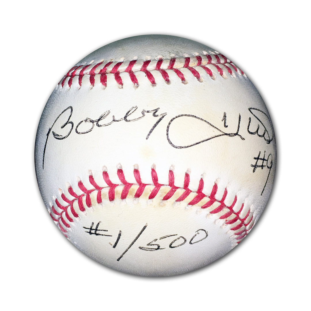 Autographed Bobby Hull Baseball Ltd Ed 1 Of 500 Chicago Blackhawks, Chicago Blackhawks, MLB, Baseball, Autographed, Signed, AAPCB31677