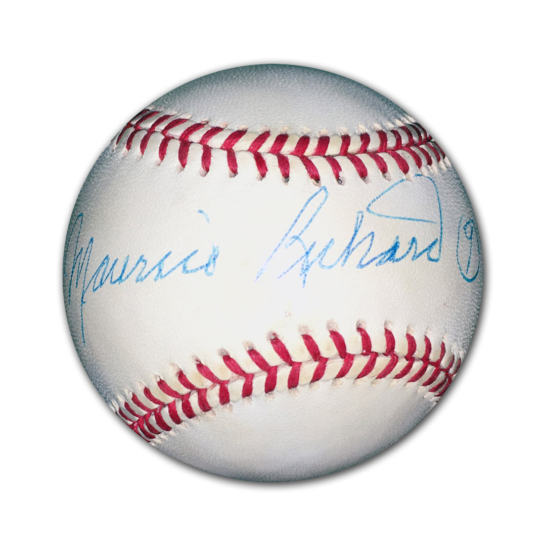 Autographed Maurice Richard Baseball - Montreal Canadiens, Montreal Canadiens, MLB, Baseball, Autographed, Signed, AAPCB31680