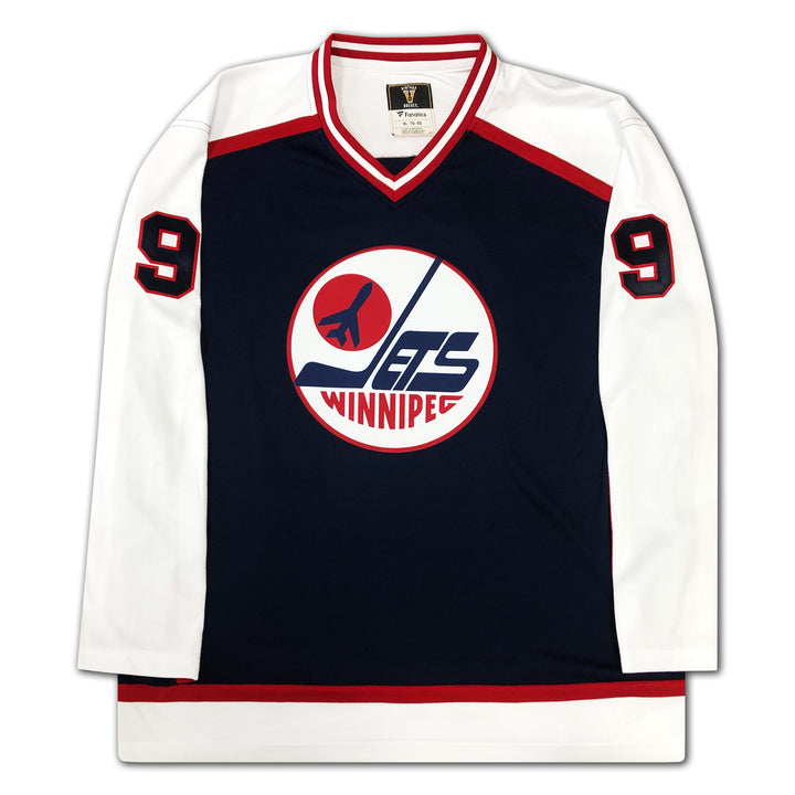Bobby Hull Blue Winnipeg Signed Career Jersey Golden Jet Edition Of 9, Winnipeg Jets, NHL, Hockey, Autographed, Signed, CJCJH32946
