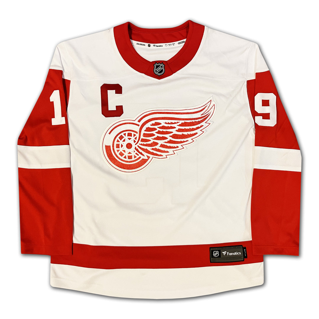 Steve Yzerman Career Jersey Detroit White Elite Edition Of 19 - Signed, Detroit Red Wings, NHL, Hockey, Autographed, Signed, CJCJH32852