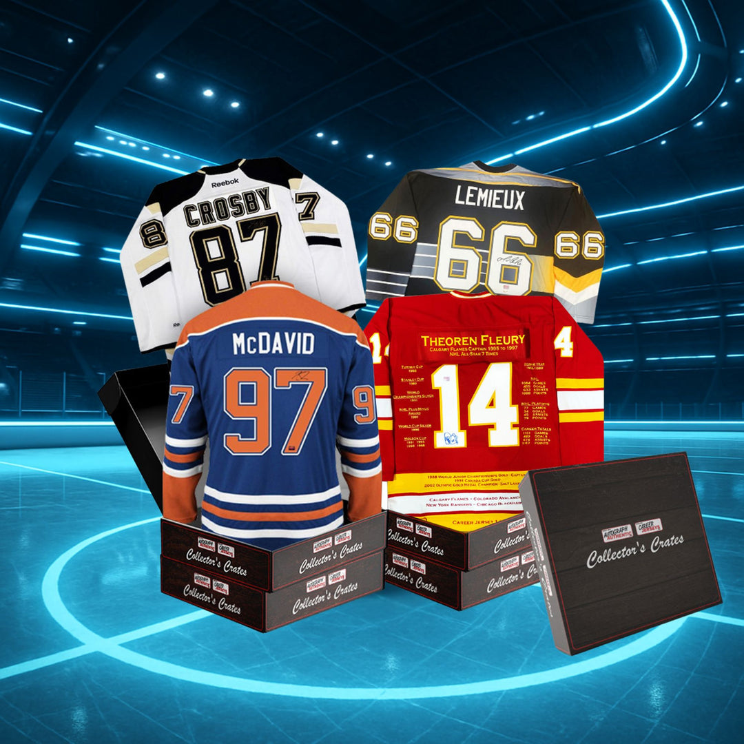Collector'S Crate - Series 1 Hunt For Rare Hockey Memorabilia – Limited To 50, Assorted, NHL, Hockey, Autographed, Signed, AACMH33207