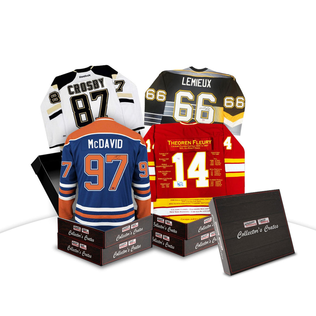 Collector'S Crate - Series 1 Hunt For Rare Hockey Memorabilia – Limited To 50, Assorted, NHL, Hockey, Autographed, Signed, AACMH33207