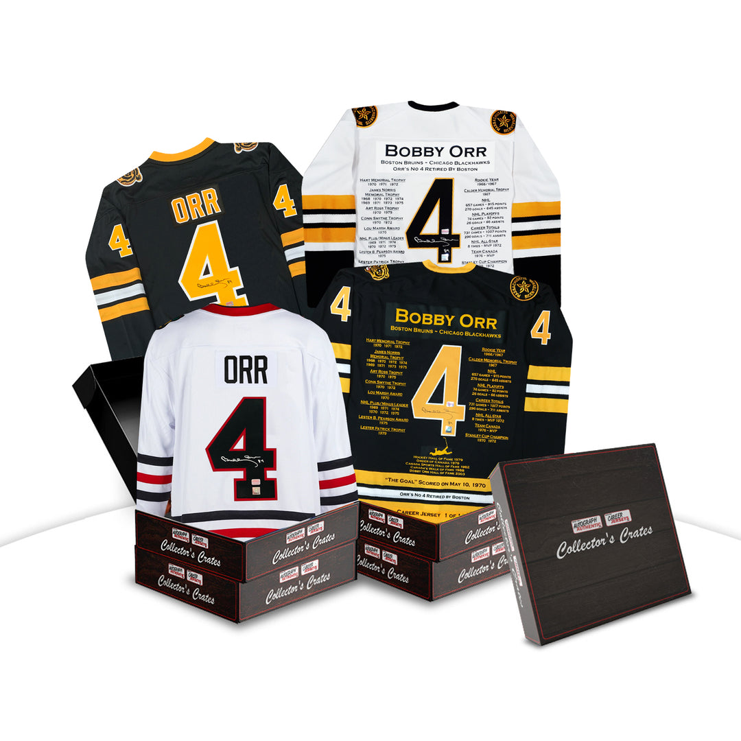 Collector'S Crate - Bobby Orr Super Series - Limited To 10 , Mystery Box, NHL, Hockey, Autographed, Signed, AACMH33259
