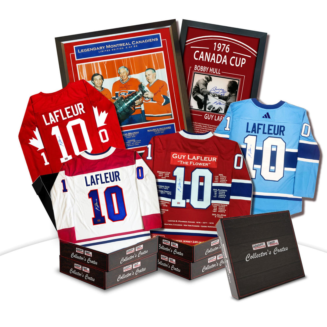 Collector'S Crate - Guy Lafleur Super Series - Limited To 10, Mystery Box, NHL, Hockey, Autographed, Signed, AACMH33260
