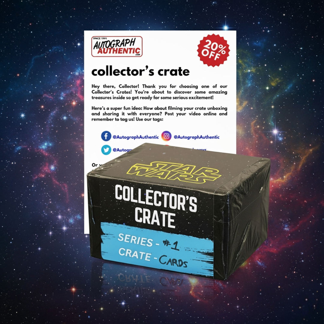 Collector'S Crate Star Wars Cards Series 1 - Limited To 100, Star Wars, Pop Culture, Movies, Autographed, Signed, AACMC33398