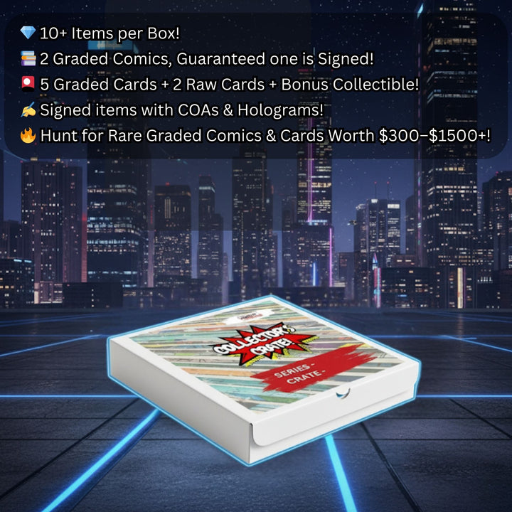 COFFRET COLLECTOR - COMIC BOOK SIGNATURE SÉRIE 1 - LIMITÉ À 10 EXEMPLAIRES