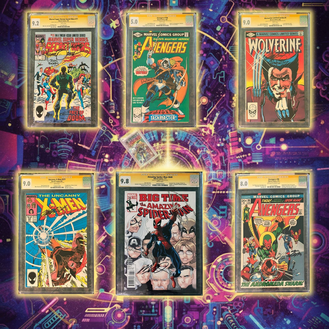 COFFRET COLLECTOR - COMIC BOOK SIGNATURE SÉRIE 1 - LIMITÉ À 10 EXEMPLAIRES