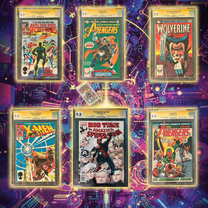 COFFRET COLLECTOR - COMIC BOOK SIGNATURE SÉRIE 1 - LIMITÉ À 10 EXEMPLAIRES