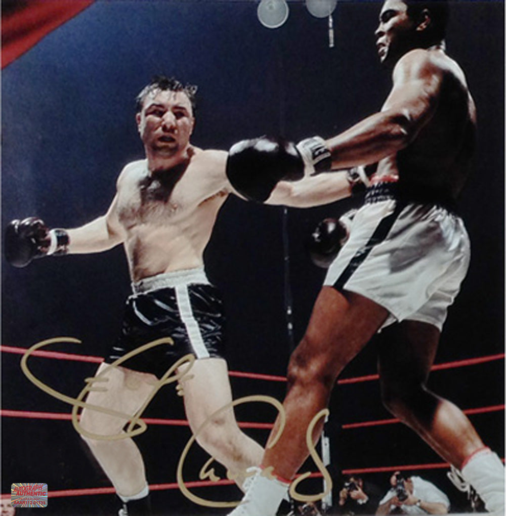 Autographed George Chuvalo Photo - Canada (11" By 11"), Canada, WBA, Boxing, Autographed, Signed, AAOCB31652