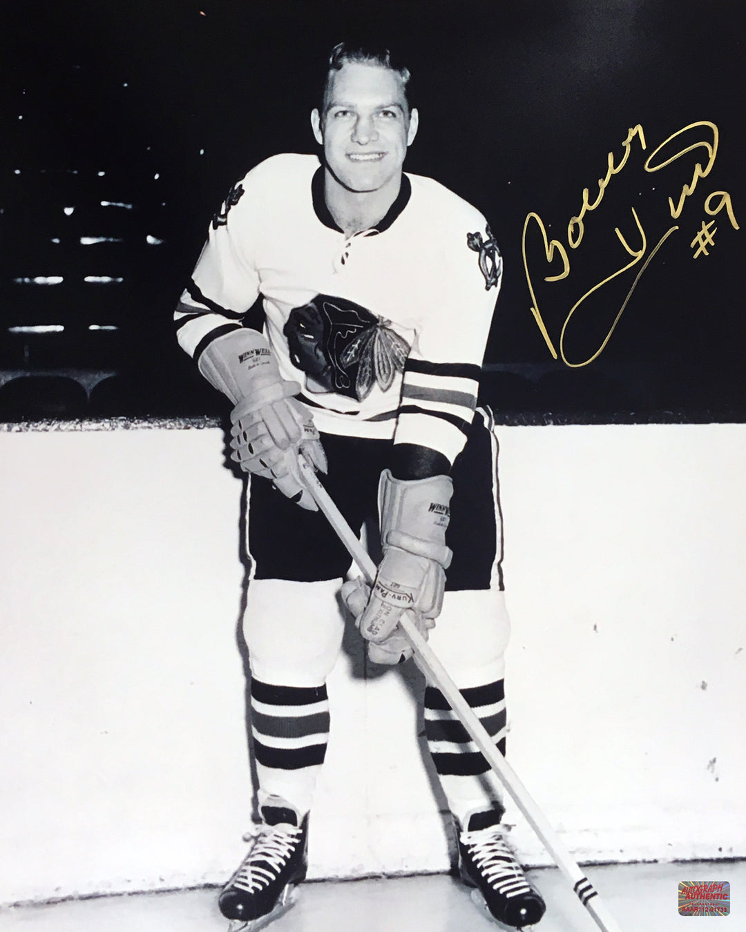 Autographed Bobby Hull 11X14 Photo - Chicago Blackhawks, Chicago Blackhawks, NHL, Hockey, Autographed, Signed, AAHPH31585