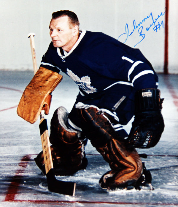 Johnny Bower Signed 8X10 Photograph - Toronto Maple Leafs, Toronto Maple Leafs, NHL, Hockey, Autographed, Signed, AAHPH30298