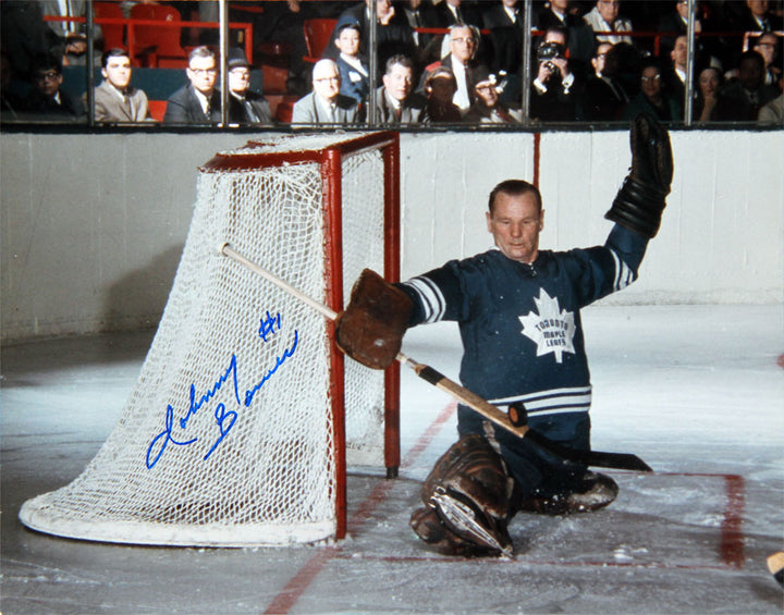 Johnny Bower Signed 8X10 Photo, To Maple Leafs (Horizontal), Toronto Maple Leafs, NHL, Hockey, Autographed, Signed, AAHPH30299