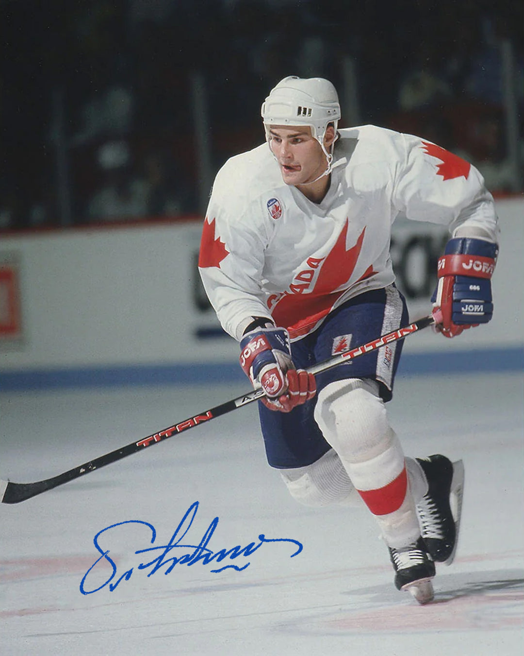 Eric Lindros Signed 8X10 Photo - Team Canada, Team Canada, NHL, Hockey, Autographed, Signed, AAHPH331047