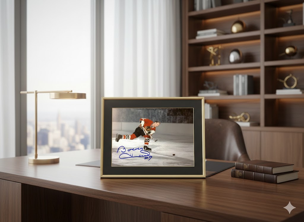 Bobby Hull 51St Goal 8X10 Signed Photo - Chicago Blackhawks, Chicago Blackhawks, NHL, Hockey, Autographed, Signed, AAHPH30238