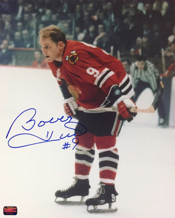 Bobby Hull Signed 8X10 Photograph - Chicago Blackhawks (Red), Chicago Blackhawks, NHL, Hockey, Autographed, Signed, AAHPH31271