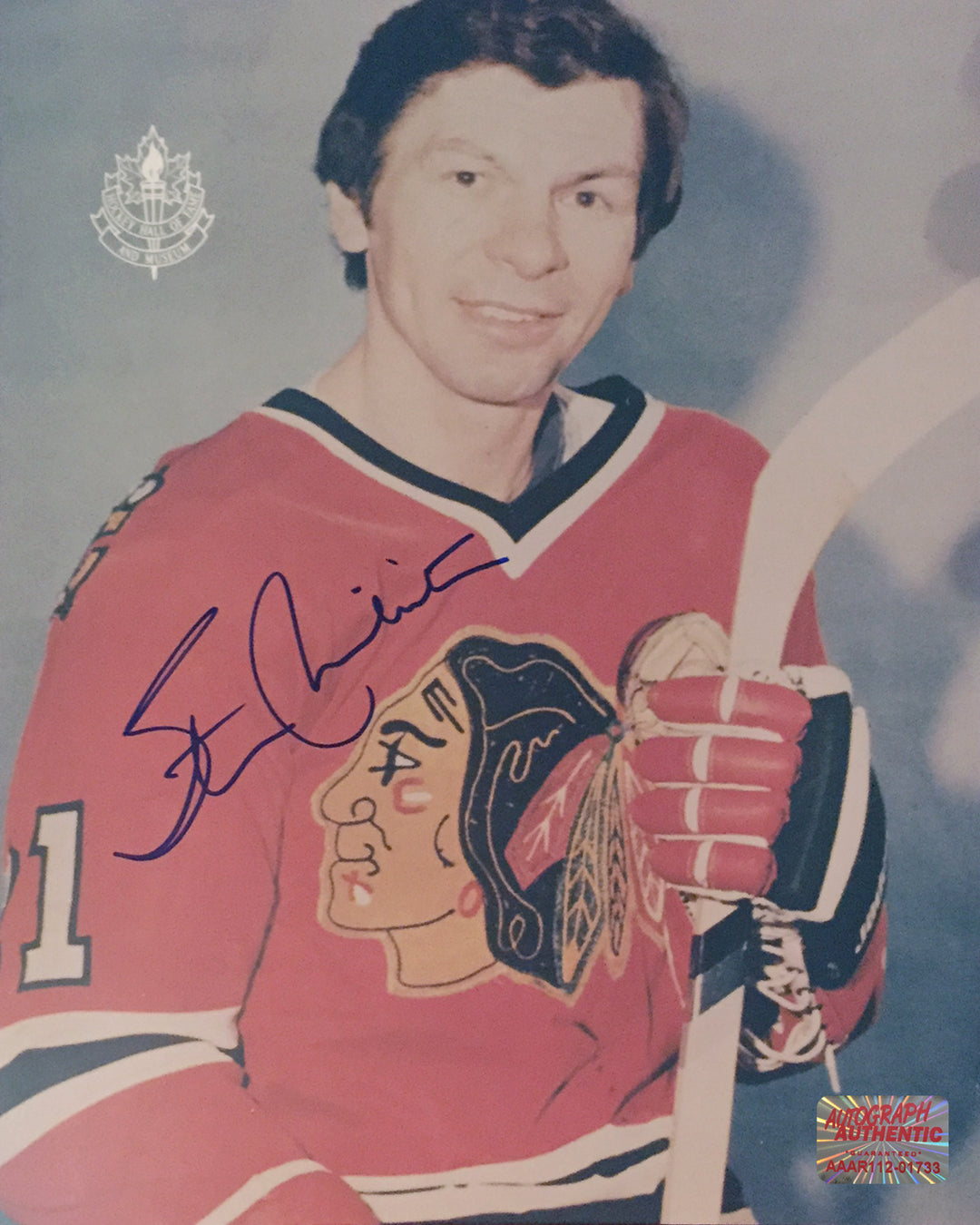 Autographed Stan Mikita 8X10 Photo - Chicago Blackhawks, Chicago Blackhawks, NHL, Hockey, Autographed, Signed, AAHPH31381
