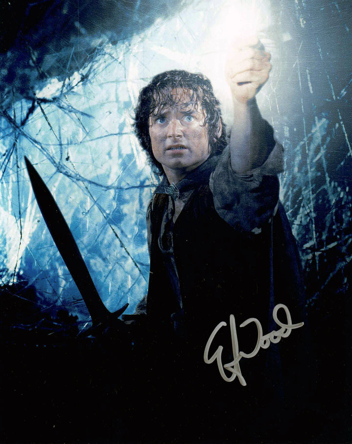 Elijah Wood Signed Lord Of The Rings Frodo Shelob 8X10, Lord Of The Rings, Hollywood, Movie and Television, Autographed, Signed, AAOCM33383