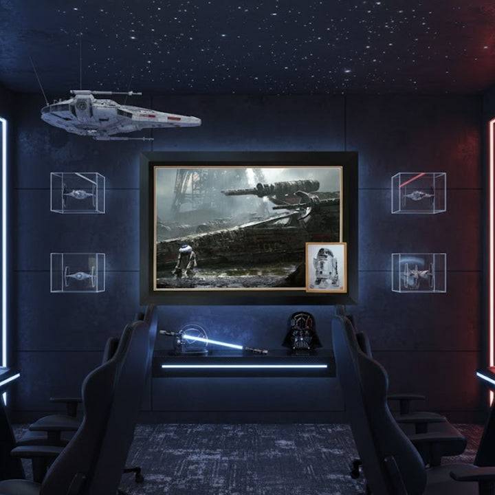 Kenny Baker Signed R2-D2 Framed Star Wars Collectible (38.5" By 28"), Star Wars, Hollywood, Movie and Television, Autographed, Signed, AAOOCC33329