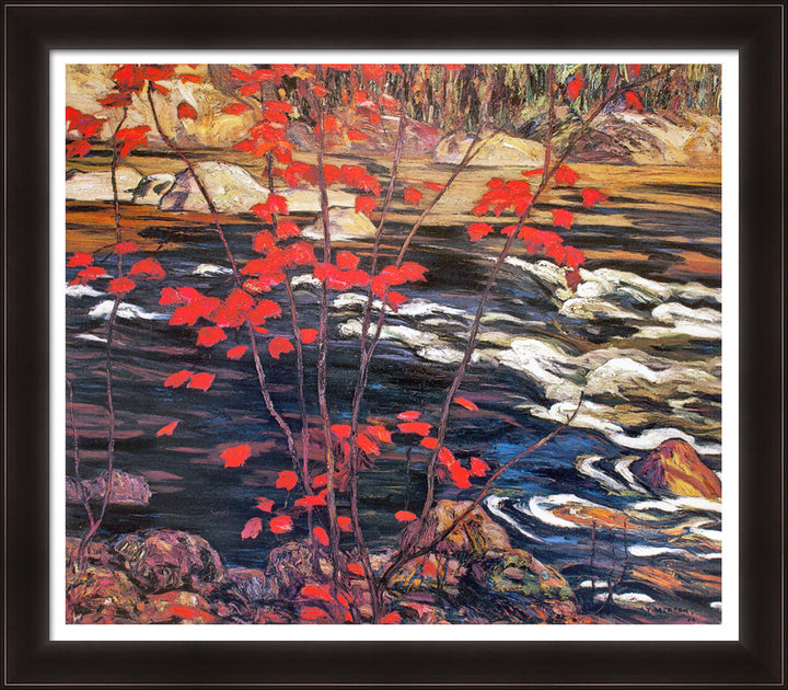 A.Y. Jackson Limited Edition Group Of Seven "Red Maple" Framed Art Print, Group of Seven Canadian Artists, Canadian Art, Art, Collectibile Memorabilia, AAAPA32449