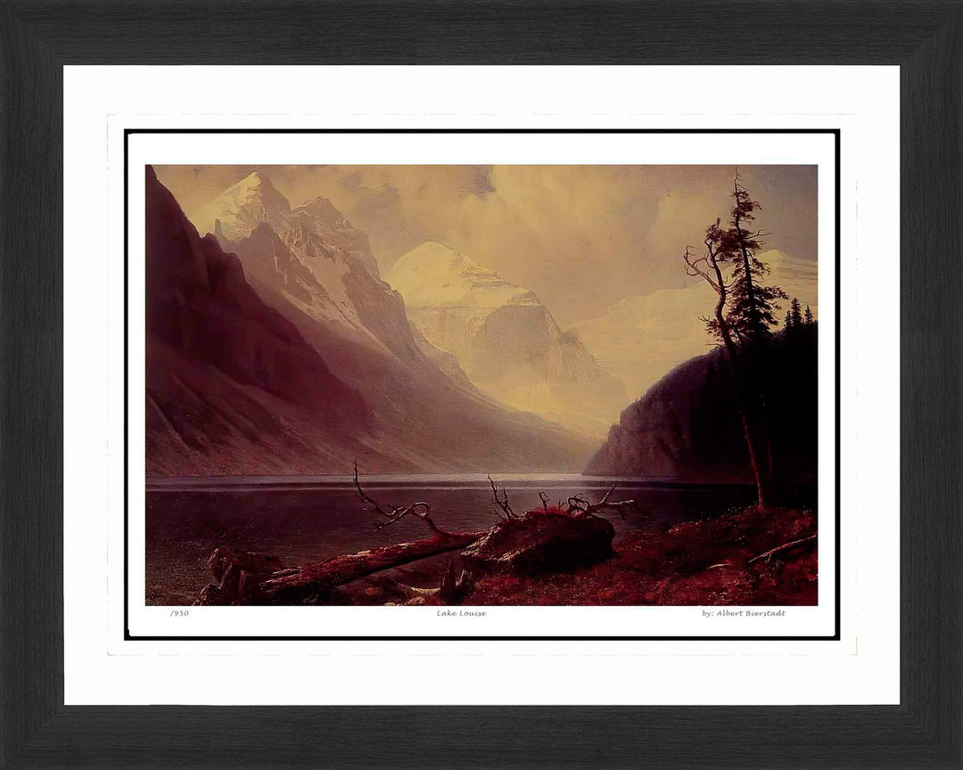 Albert Bierstadt "Lake Louise" Hudson River School Print Limited Edition, Hudson River School, American Art, Art, Collectibile Memorabilia, AAAPA32807