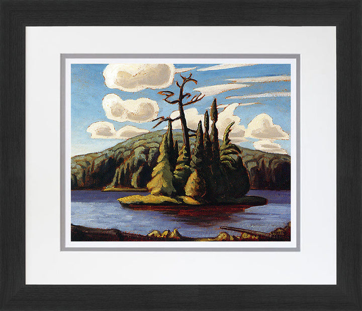 Lawren Harris "Island In The Lake" Group Of Seven Art Print Framed Ltd Ed, Group of Seven Canadian Artists, Canadian Art, Art, Collectibile Memorabilia, AAAPA32925