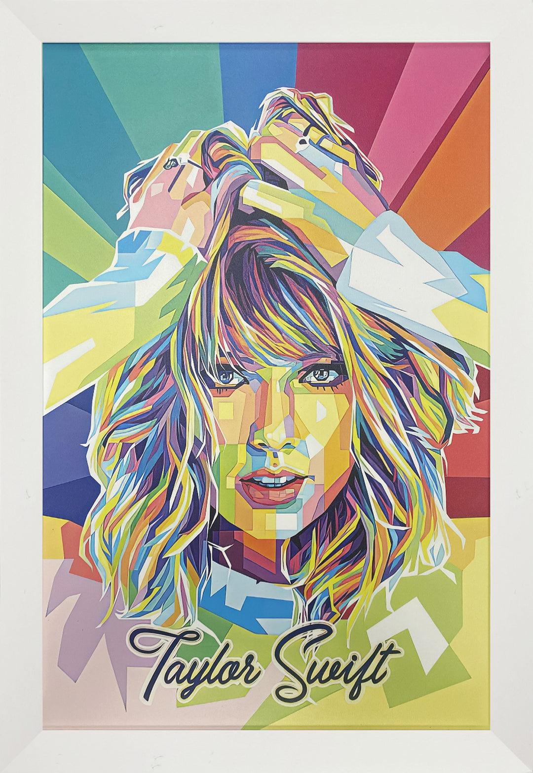 Taylor Swift Framed Canvas Print, Taylor Swift, Pop Culture Art, Music, Collectibile Memorabilia, AAAPM33187
