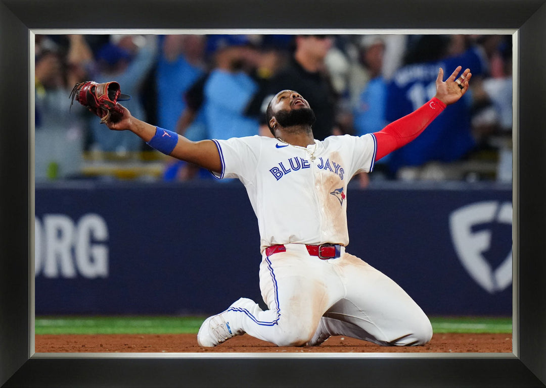 Vladimir Guerrero Jr. Alcs 2025 Toronto Blue Jays Canvas 33.5" By 23.5", Toronto Blue Jays, MLB, Baseball, Collectibile Memorabilia, AABCB33456