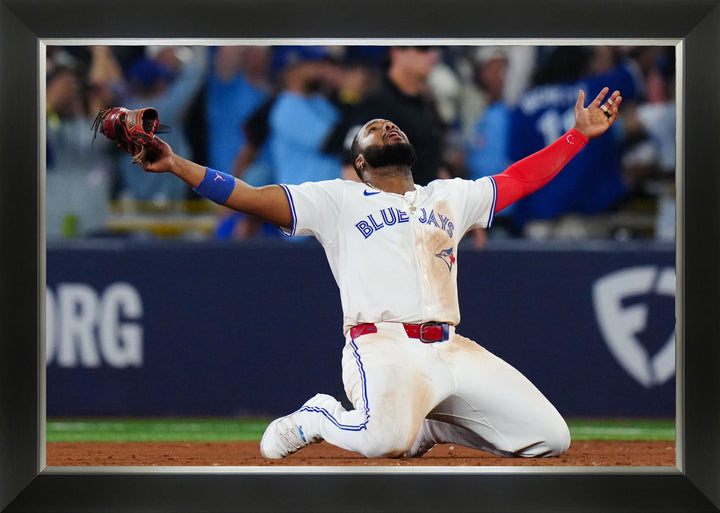 Vladimir Guerrero Jr. Alcs 2025 Toronto Blue Jays Canvas 33.5" By 23.5", Toronto Blue Jays, MLB, Baseball, Collectibile Memorabilia, AABCB33456