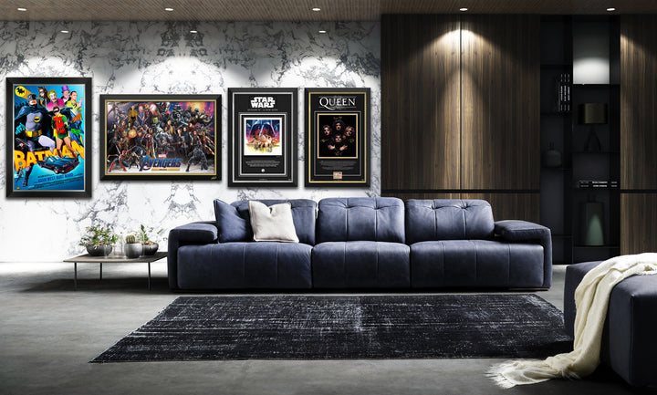 Star Wars Collection - Framed Art Of All Characters (37" By 25.5"), Star Wars, Hollywood, Movie and Television, Collectibile Memorabilia, AAOCM32054