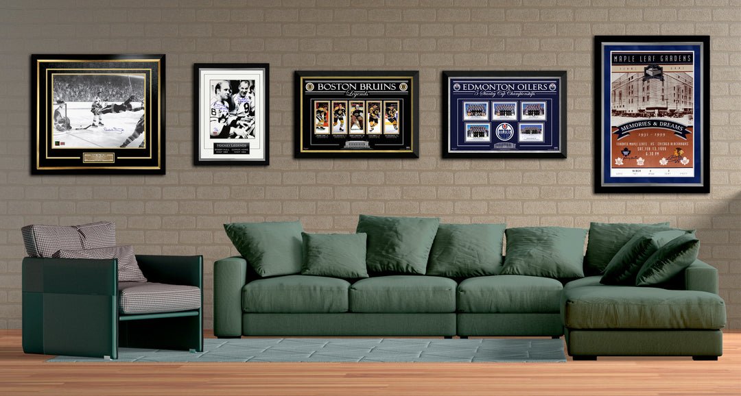 Bobby Orr "The Goal" 16X20 Framed Photo - Boston Bruins (24" By 20"), Boston Bruins, NHL, Hockey, Collectibile Memorabilia, AACMH30314