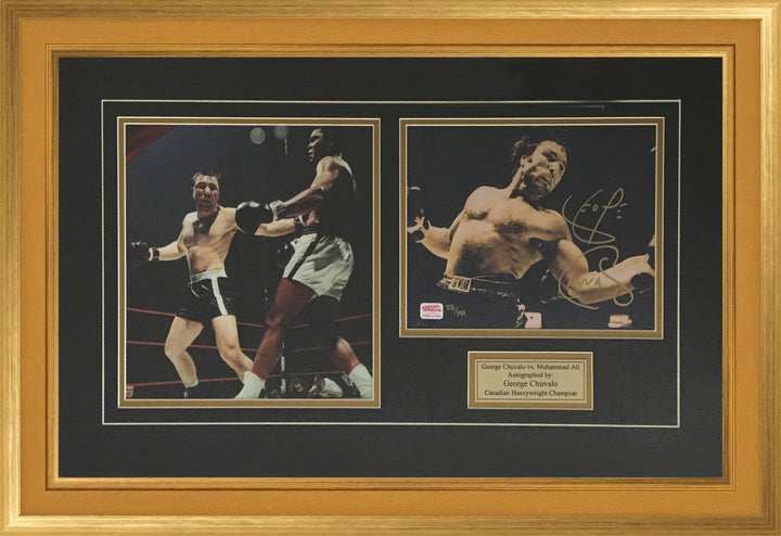 Muhammad Ali And George Chuvalo Double Photo Limited Edition Of 199, Boxing, Boxing, Boxing, Autographed, Signed, AAOCB31415