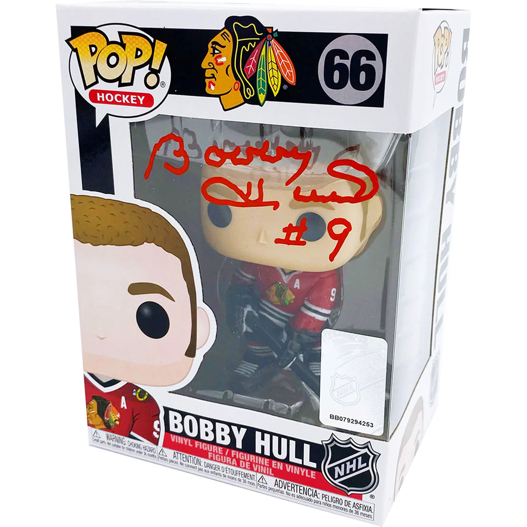 Bobby Hull Autographed Funko Pop! - Chicago Blackhawks, Chicago Blackhawks, NHL, Hockey, Autographed, Signed, AACMH32724