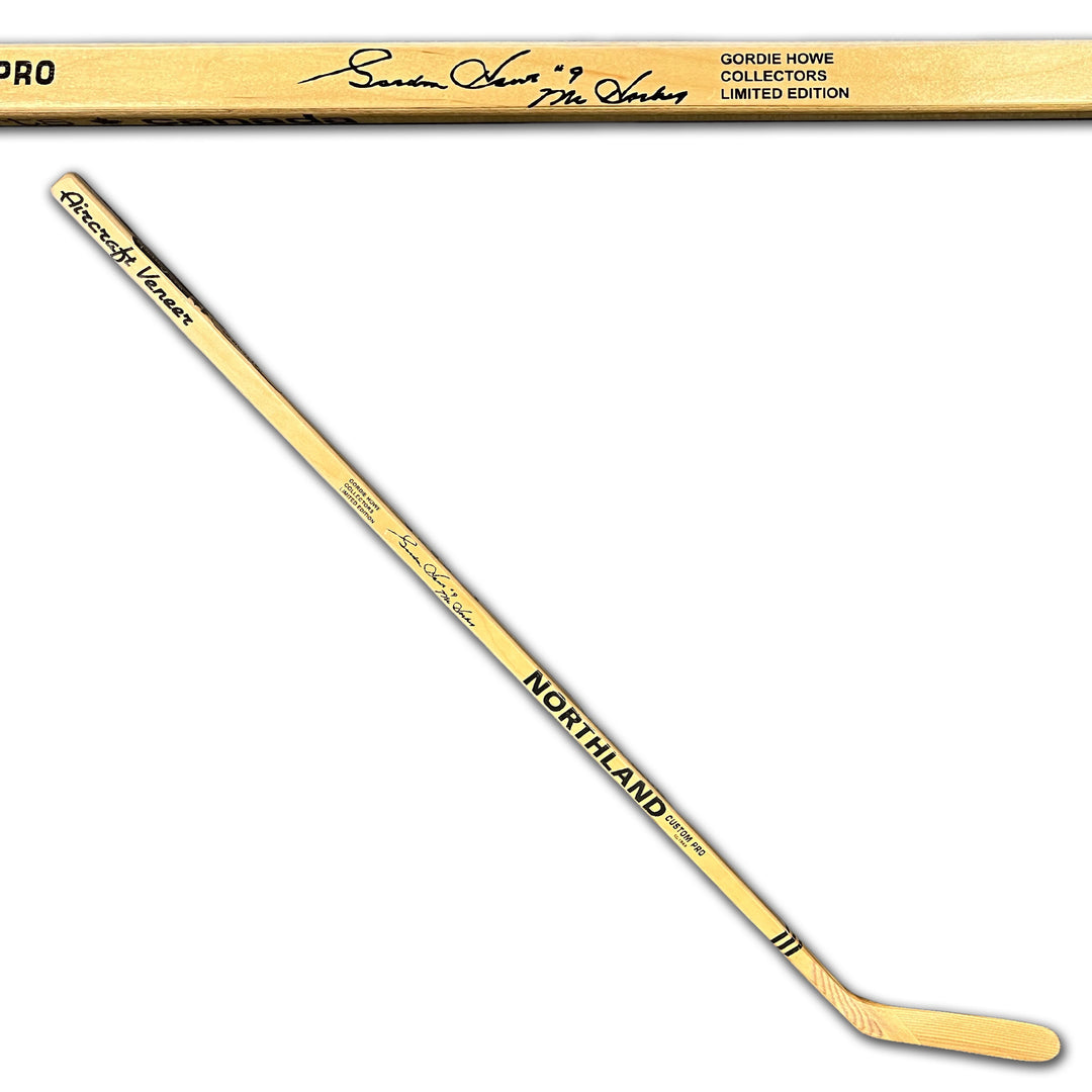 Gordie Howe Northland Custom Pro Collectible Hockey Stick Facsimile Signature, Detroit Red Wings, NHL, Hockey, Collectibile Memorabilia, AAPCH33281