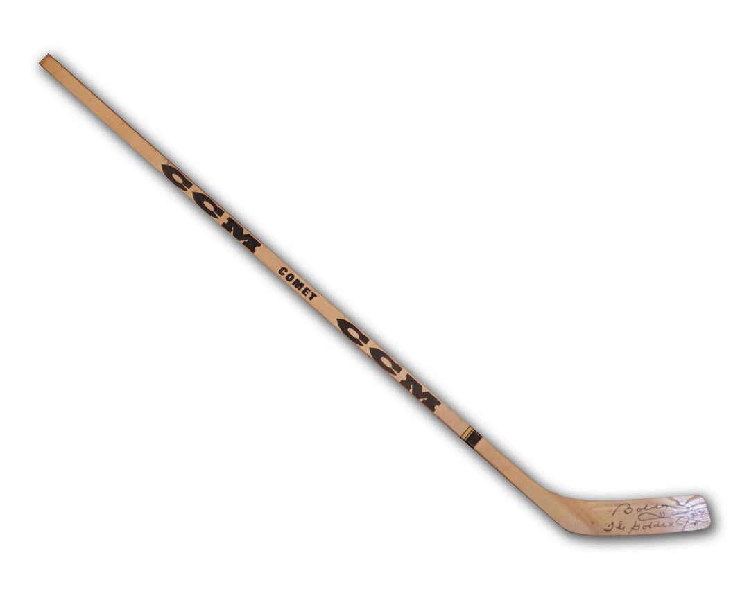 Bobby Hull Signed Hockey Stick Ccm Comet, Chicago Blackhawks, Winnipeg Jets, NHL, Hockey, Autographed, Signed, AACMH33141