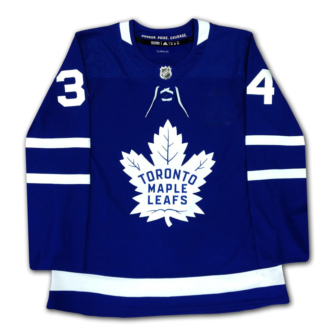 Auston Matthews Signed Toronto Maple Leafs Jersey, Toronto Maple Leafs, NHL, Hockey, Autographed, Signed, AAAJH32361
