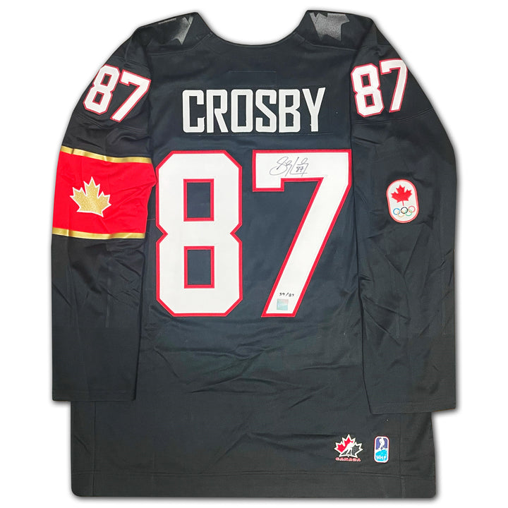 Sidney Crosby Signed Jersey Team Canada 2014 Ltd Ed /87, Team Canada, NHL, Hockey, Autographed, Signed, AAAJH33196