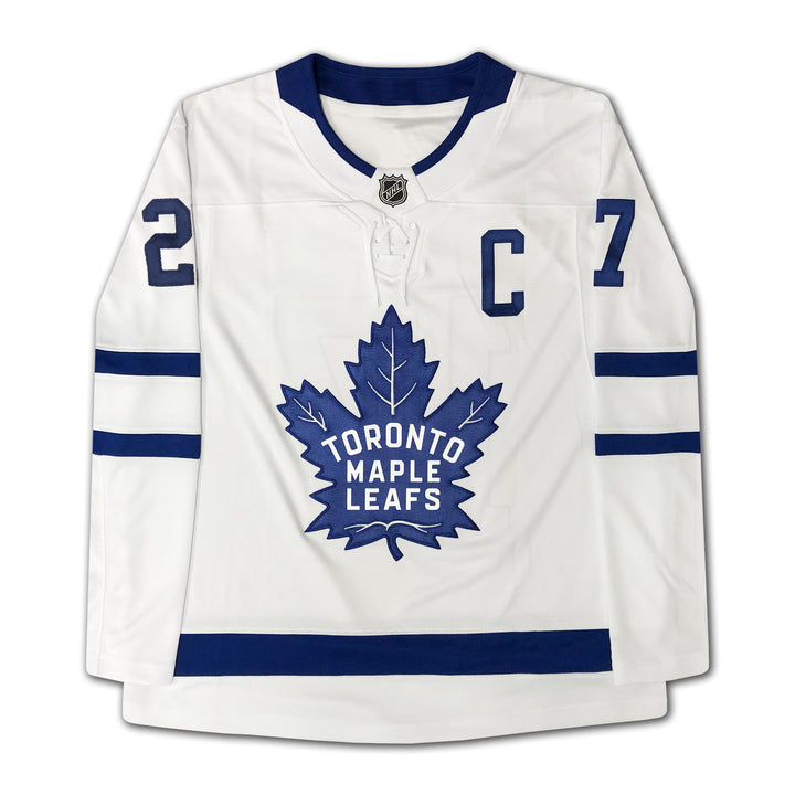 Darryl Sittler Autographed White Toronto Maple Leafs Jersey, Toronto Maple Leafs, NHL, Hockey, Autographed, Signed, AAAJH32490