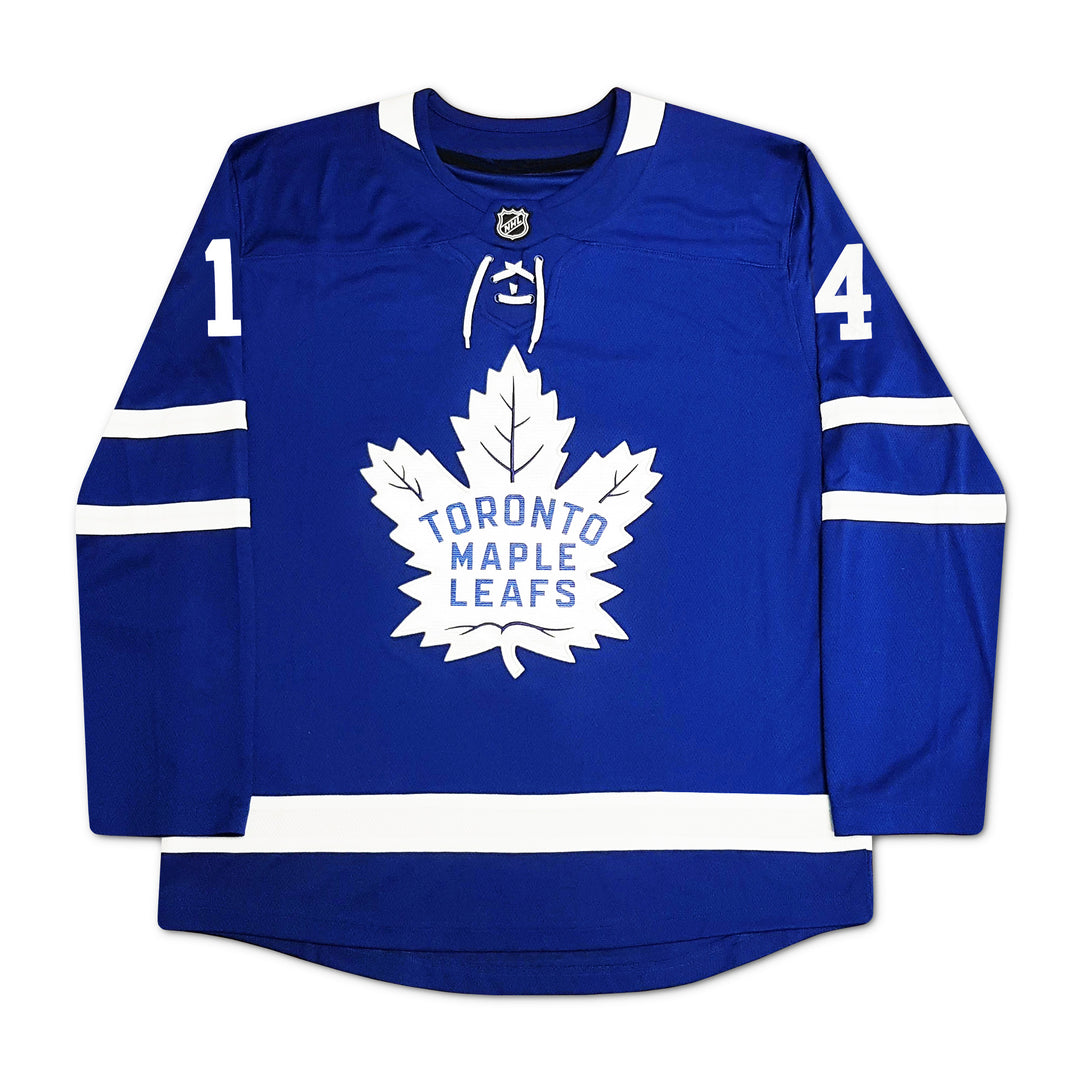 Dave Keon Autographed Blue Toronto Maple Leafs Jersey, Toronto Maple Leafs, NHL, Hockey, Autographed, Signed, AAAJH32106