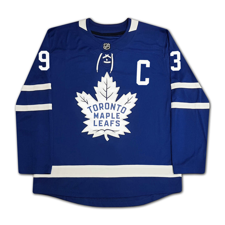 Doug Gilmour Signed Fanatics Blue Toronto Maple Leafs Jersey, Toronto Maple Leafs, NHL, Hockey, Autographed, Signed, AAAJH30117