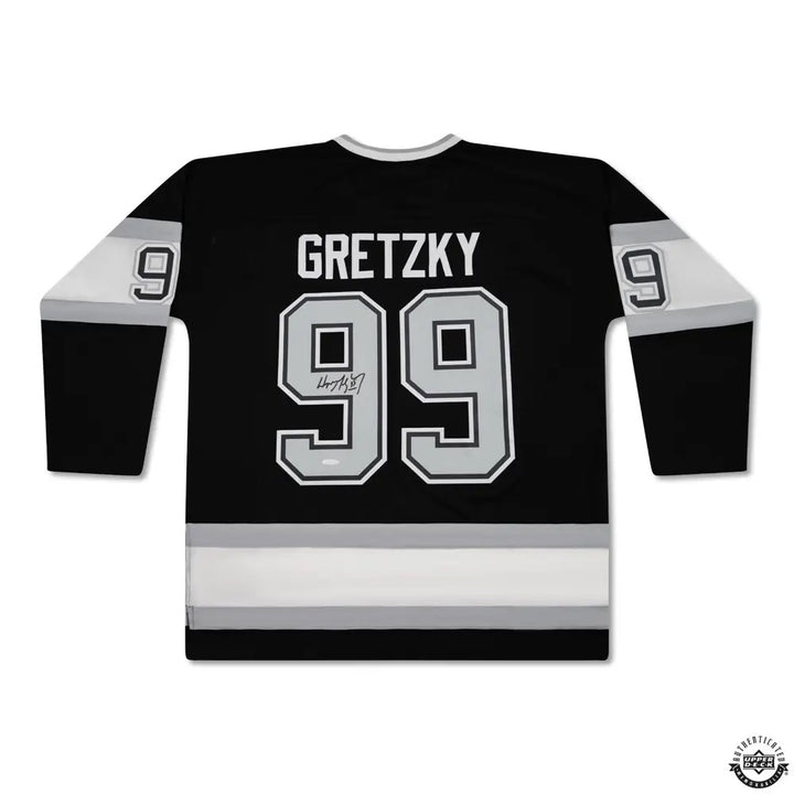 Wayne Gretzky Signed Throwback Jersey Mitchell & Ness '92-93 L.A. Kings - Uda, Los Angeles Kings, NHL, Hockey, Autographed, Signed, AAAJH33186